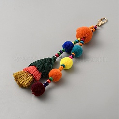 Pompons en polyester&nbsp;HJEW-WH0102-015LG-03