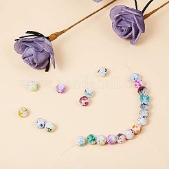 Строковые окрашенные стеклянные бусины&nbsp;GLAA-PH0007-44