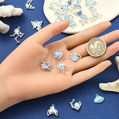 Pendenti in lega con strass e smalto&nbsp;FIND-YW0007-33