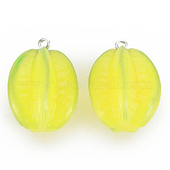 Подвески из непрозрачной смолы X-RESI-S356-077