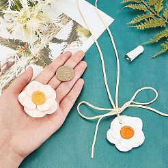 2 шт. 2-х цветные украшения для воздуховодов автомобиля из гипса&nbsp;AJEW-FH0002-51