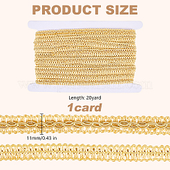 20 Yard geflochtenes Spitzenband aus Polyester&nbsp;OCOR-DR0001-29A