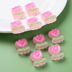 Прозрачные акриловые бусины&nbsp;MACR-S374-03B-06