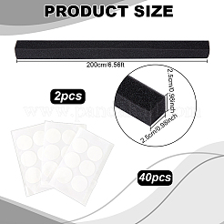 2 pieza de tiras de espuma rectangulares&nbsp;AJEW-WR0003-37A-01