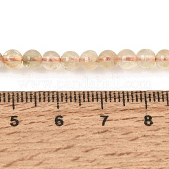 Erhitzte natürliche Citrinperlenstränge&nbsp;G-P466-01E-01