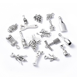 18шт 18 стильные наборы подвесок из сплава в тибетском стиле&nbsp;DIY-F122-02AS