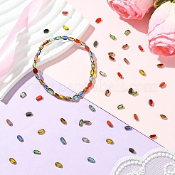 100 pz 10 colori perline di vetro trasparente&nbsp;GLAA-CJ0002-77