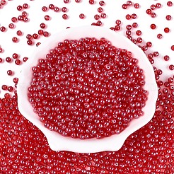 Transparentes perles de rocaille en verre&nbsp;SEED-N007-33A-04