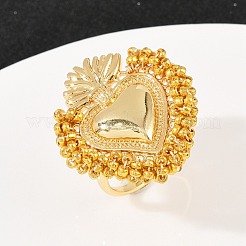 Латунь регулируемые манжеты кольца&nbsp;RJEW-P157-03G