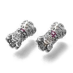 Латунные микро проложить кубического циркония бусы&nbsp;KK-M318-22P