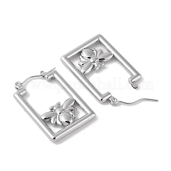Orecchini in acciaio inossidabile 304 anti-ossidazione&nbsp;EJEW-S227-27P