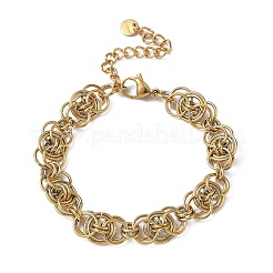 304 Edelstahl-Kettenarmbänder für Damen&nbsp;SA-CBA4051-09G