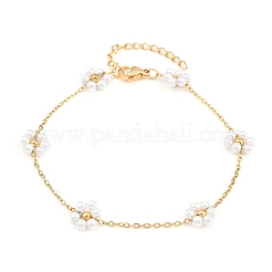 Gliederarmbänder aus Acrylperlen&nbsp;SA-D001-01G