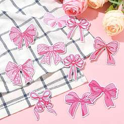 10 шт. 10 стиля бант тема компьютерная вышивка ткань приклеивание/пришивание заплатки&nbsp;PATC-CJ0001-03