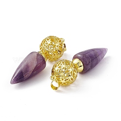 Природный аметист большие кулоны&nbsp;G-H281-07G-09