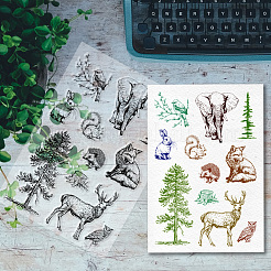 ПВХ пластиковые прозрачные штампы&nbsp;DIY-WH0631-0223