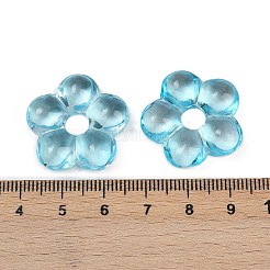 Прозрачные стеклянные бусины&nbsp;GLAA-F129-01J