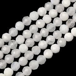 Бусины из натурального радужного лунного камня&nbsp;G-B168-A11-4mm