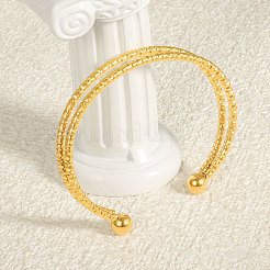 Стильные двухслойные браслеты-манжеты из нержавеющей стали 304&nbsp;NS9291-2