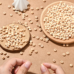 Натуральные незаконченные деревянные бусины&nbsp;WOOD-SP0001-62A