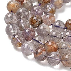 Натуральные фиолетовые фантомные кварцы&nbsp;G-L644-D01-10mm