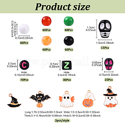 Наборы для самостоятельного поиска бусин на тему Хэллоуина&nbsp;DIY-YW0017-34