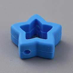 Perles focales en silicone étoile&nbsp;SIL-TAC0008-07F