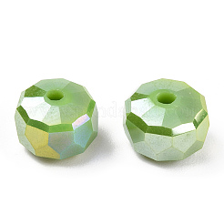 Бусины непрозрачные гальванические&nbsp;EGLA-YWC0001-8mm-03