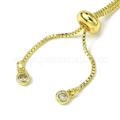 Messing mit Zirkonia Armbänder Herstellung&nbsp;FIND-Z035-21G