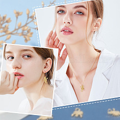 8 шт. латунные подвески в виде скорпиона&nbsp;KK-AR0003-40