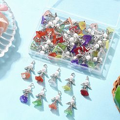 50 шт. подвески из стеклянного жемчуга и акрила&nbsp;PALLOY-JF03947