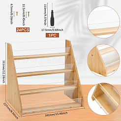 Витрина из бамбукового акрила&nbsp;ODIS-WH0030-176A-01