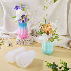 2 шт. 2 стиля форм для ваз из пищевого силикона своими руками&nbsp;SIMO-TA0001-12