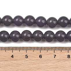 Naturales teñidos abalorios de jade blanco hebras&nbsp;GG-CBAEB22-B01-8mm-03