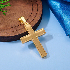 1 pendentif en acier inoxydable brossé 304&nbsp;STAS-TADJ0001-07G