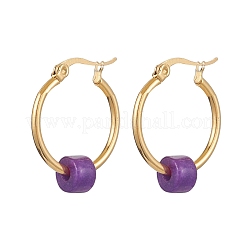 Boucles d'oreilles créoles en acier inoxydable 304&nbsp;EJEW-JE06031