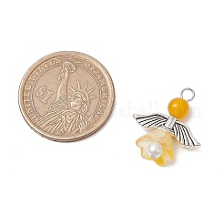 Pendentifs en perles de verre nacrées&nbsp;PALLOY-JF03205-03