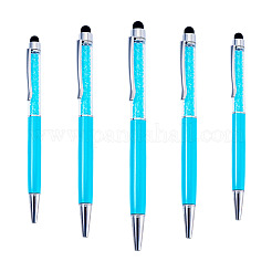 5 stylo à bille en plastique&nbsp;AJEW-BT0001-14B