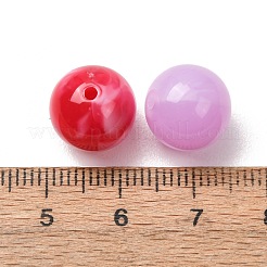 Zweifarbige Acrylperlen in Edelsteinoptik&nbsp;AC-CBA7B05-15