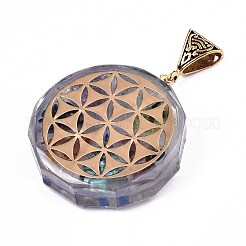 Подвески из прозрачной эпоксидной смолы&nbsp;RESI-T049-15