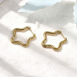 Creolen aus Edelstahl 201&nbsp;EJEW-Z137-02G-05
