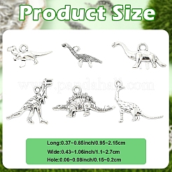 60шт 6 стиля подвески из сплава в тибетском стиле&nbsp;FIND-YW0011-71