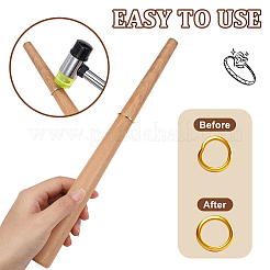 Calibreurs de bagues et mandrins en bois de chêne&nbsp;TOOL-WH0006-004B