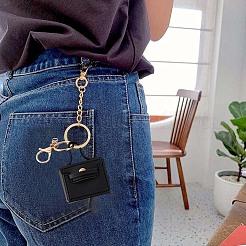1 шт. портативная сумка-брелок из искусственной кожи&nbsp;AJEW-CL0001-06A