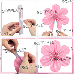 9 pezzo di ornamenti di carta da appendere&nbsp;HJEW-SP0001-44C