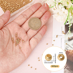 600 шт. Латунные дистанционные бусины&nbsp;FIND-CA0009-26