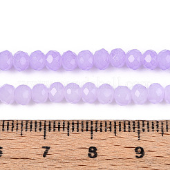 Запекание расписных стеклянных бусин с имитацией нефрита&nbsp;X-DGLA-A034-J4MM-A50