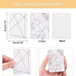 100 pz. 2 modelli di spille di carta e fermagli per capelli&nbsp;DIY-NB0004-97