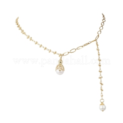 Подвеска в виде осьминога с ракушкой и жемчугом&nbsp;NJEW-JN05310