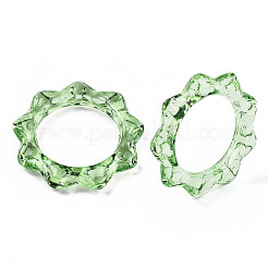 Прозрачные акриловые кольца на палец&nbsp;LS-RJEW-T010-04D